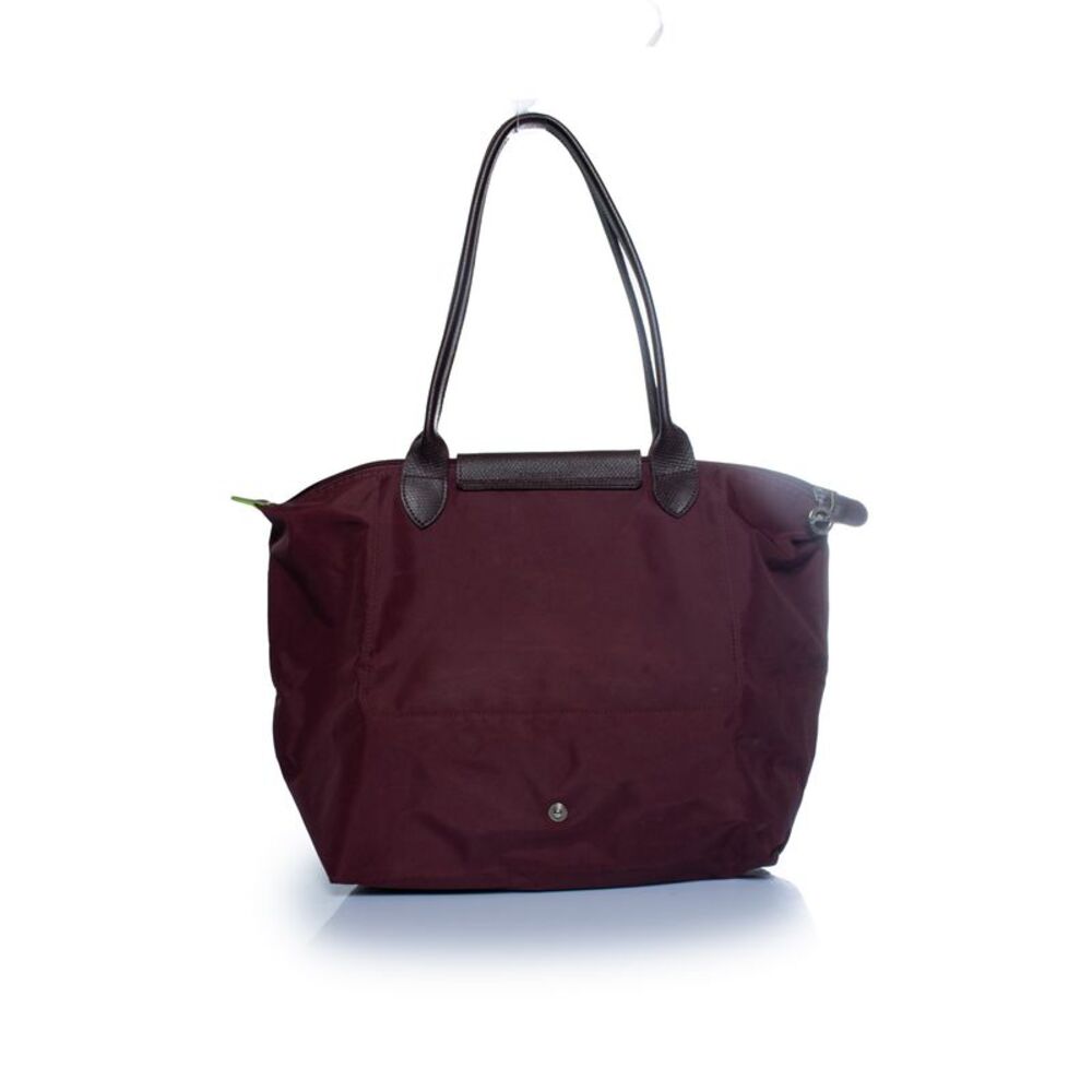 Longchamp, Le Pliage tote in burgundy - Picture 3 of 9